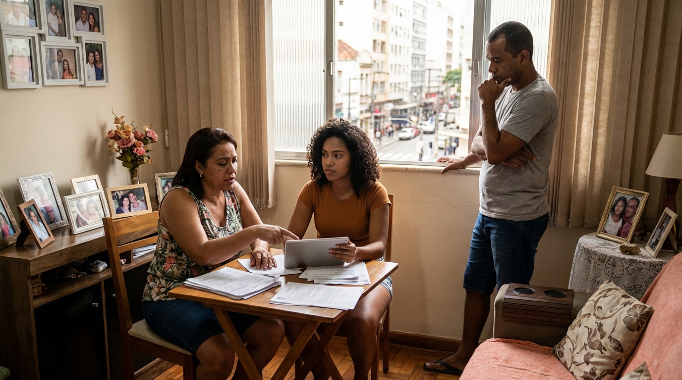 Dr. Oliveira, renomado advogado especialista em direito educacional, em escritório moderno e luxuoso com fundo azul gradiente - Ações Afirmativas no Ensino Privado: Seus Direitos nas Vagas Exclusivas para Pessoas Negras