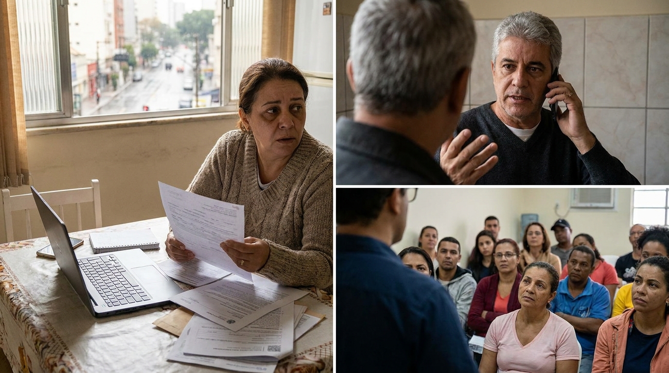 Dr. Oliveira, advogado criminal renomado, em escritório moderno e luxuoso com fundo azul gradiente - Afastamento pelo INSS: Como a Perícia Médica do Funcionário Impacta os Impostos da Sua Empresa