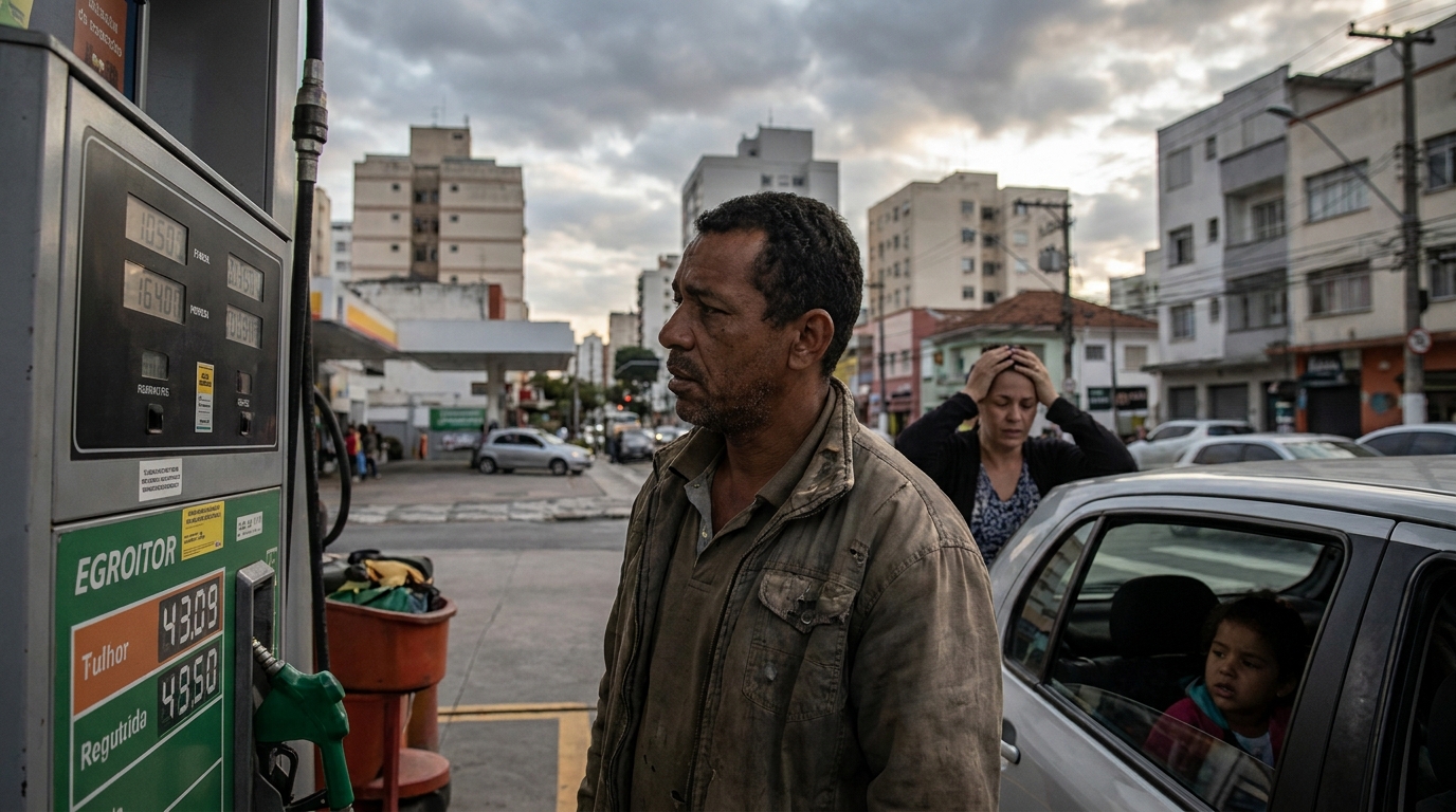 Dr. Oliveira, advogado criminal renomado, em escritório moderno e luxuoso com fundo azul gradiente - Combustível em Alta: Como a Recuperação de Créditos Tributários Pode Salvar o Caixa da Sua Empresa