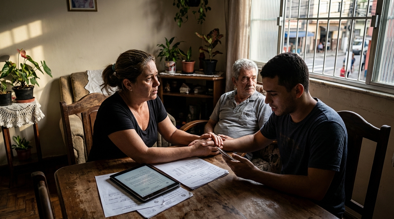 Dr. Oliveira, advogado criminal renomado, em escritório moderno e luxuoso com fundo azul gradiente - Crioablação para Câncer: Como Conseguir Liminar Contra o Plano de Saúde e Vencer o Rol da ANS