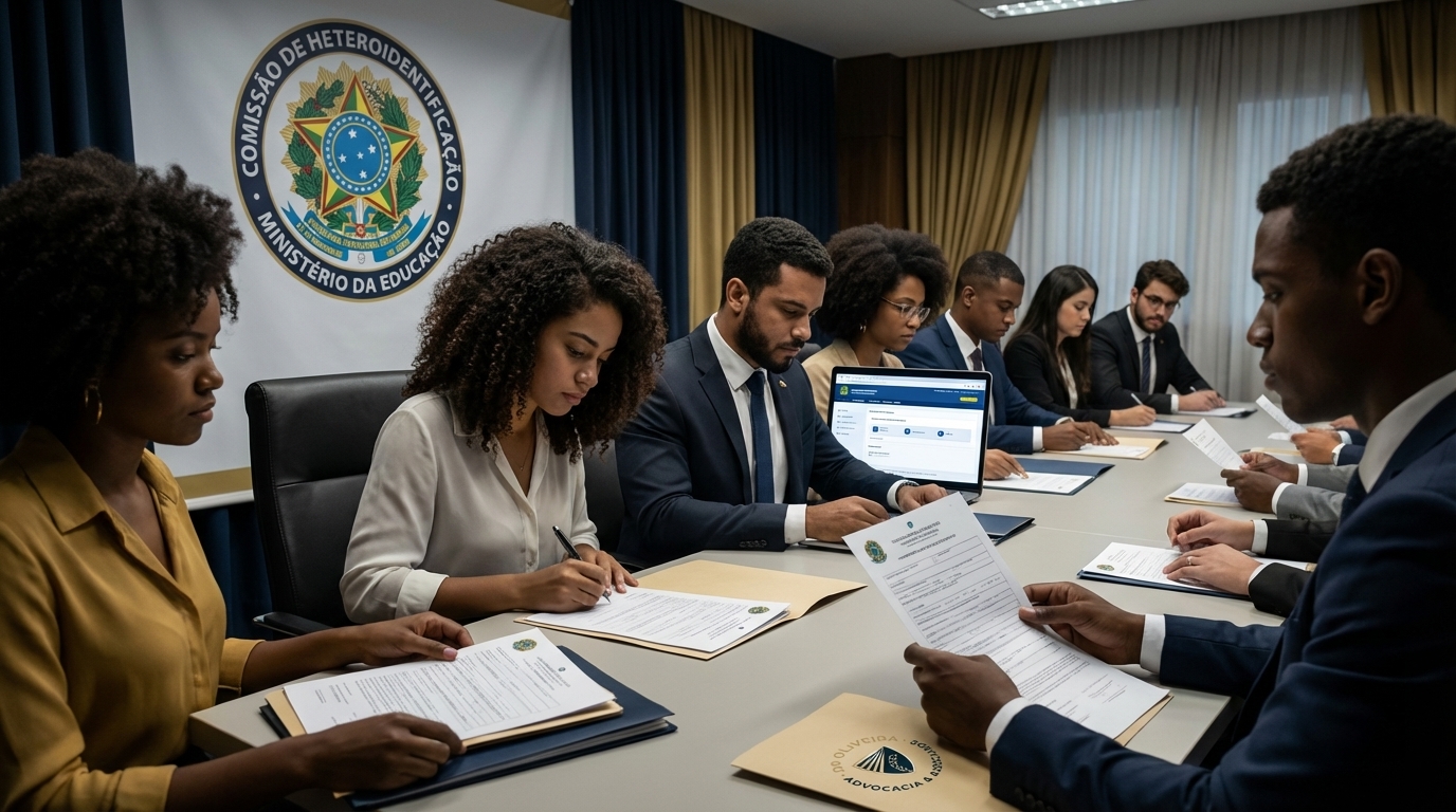 Dr. Oliveira, advogado criminal renomado, em escritório moderno e luxuoso com fundo azul gradiente - ESG 2.0 e o Fim do 