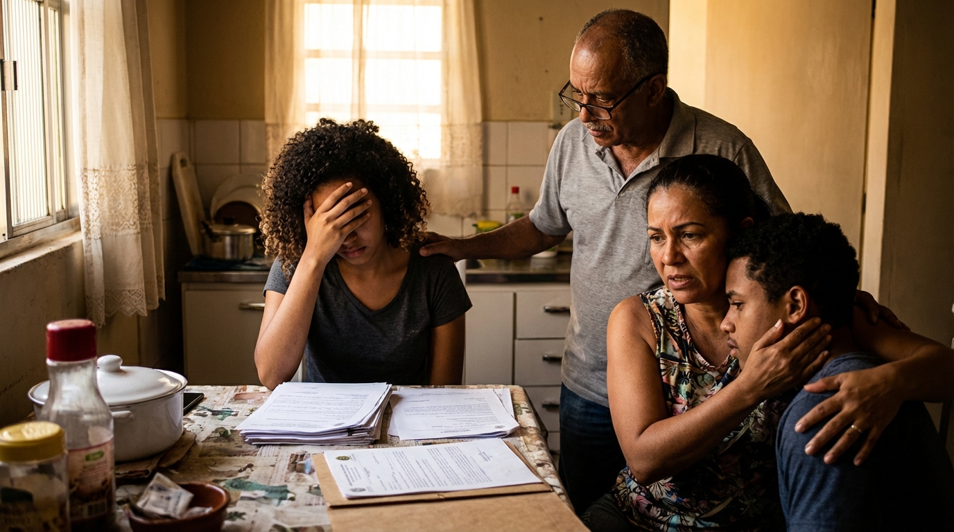 Dr. Oliveira, advogado criminal renomado, em escritório moderno e luxuoso com fundo azul gradiente - Falsidade Ideológica no PROUNI e FIES: Como se Defender de Acusações da Polícia Federal