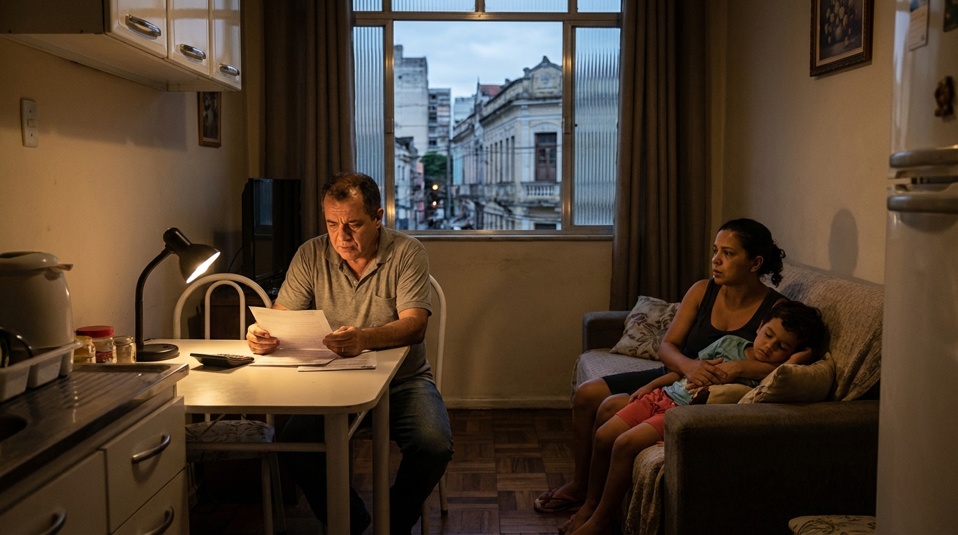 Dr. Oliveira, advogado criminal renomado, em escritório moderno e luxuoso com fundo azul gradiente - Fim da Escala 6x1: O Risco Penal e Empresarial que Todo Dono de Negócio Precisa Conhecer