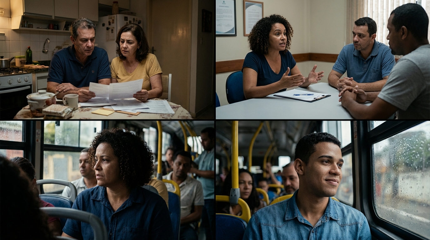 Equipe de gestores financeiros diversificada em reunião corporativa discutindo compliance fiscal e governança corporativa no Brasil