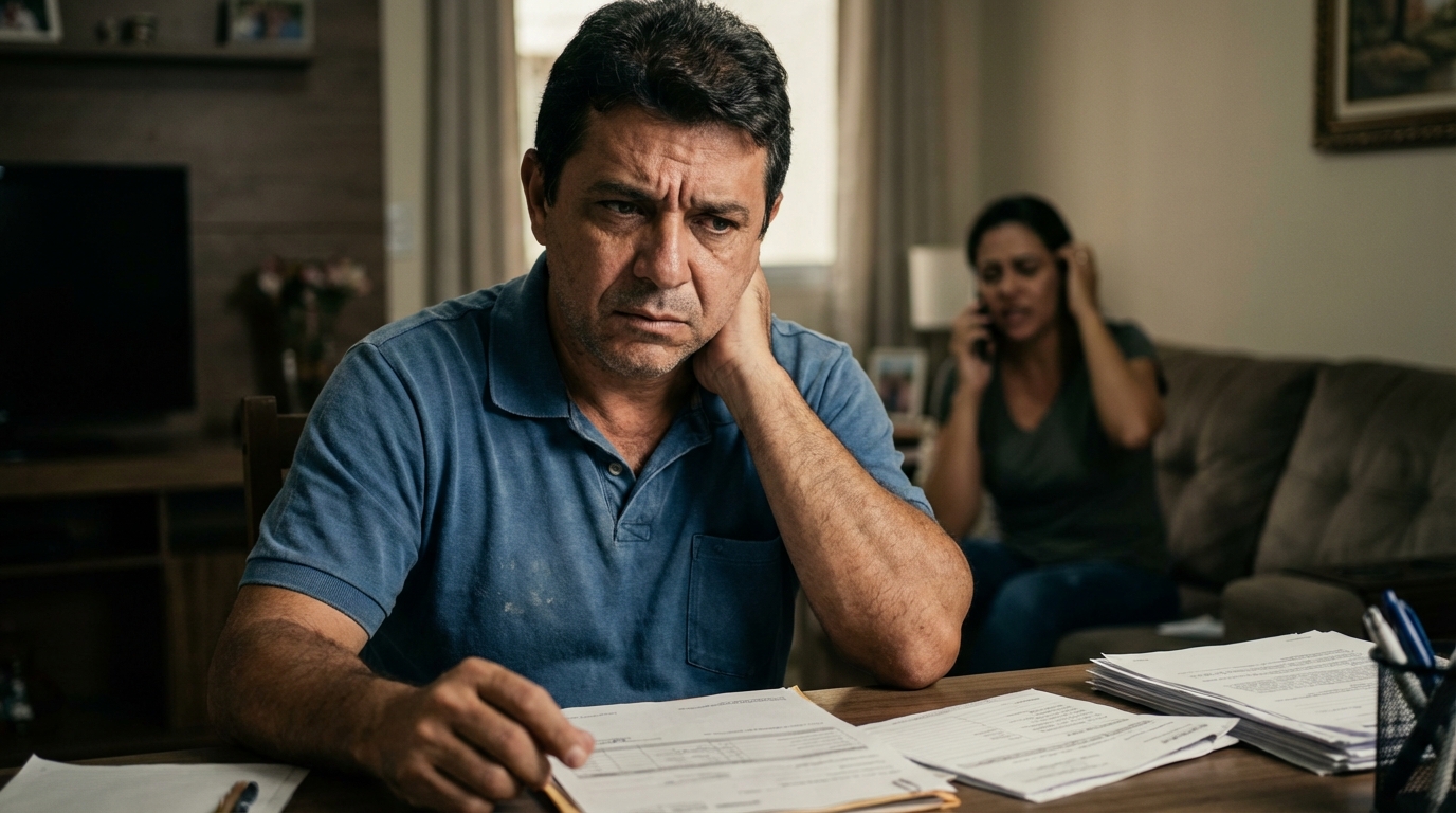 Dr. Oliveira, advogado criminal renomado, em escritório moderno e luxuoso com fundo azul gradiente - Mudança no Judiciário: Como a indicação de Jorge Messias pode impactar as teses tributárias da sua empresa?