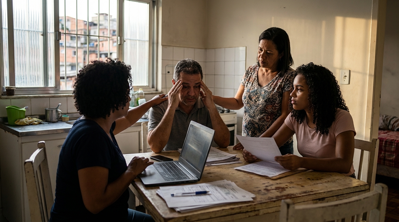 Dr. Oliveira, advogado criminal renomado, em escritório moderno e luxuoso com fundo azul gradiente - 9 Milhões de Novos Inadimplentes: Como Proteger o Caixa da Sua Empresa Através do Direito Tributário
