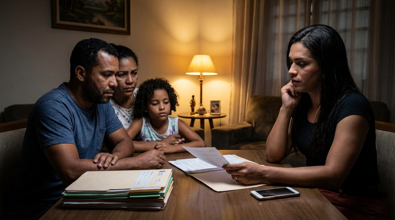 Dr. Oliveira, advogado criminal renomado, em escritório moderno e luxuoso com fundo azul gradiente - Plano de Saúde é Obrigado a Cobrir Cirurgia de Redesignação Sexual? Entenda Seus Direitos