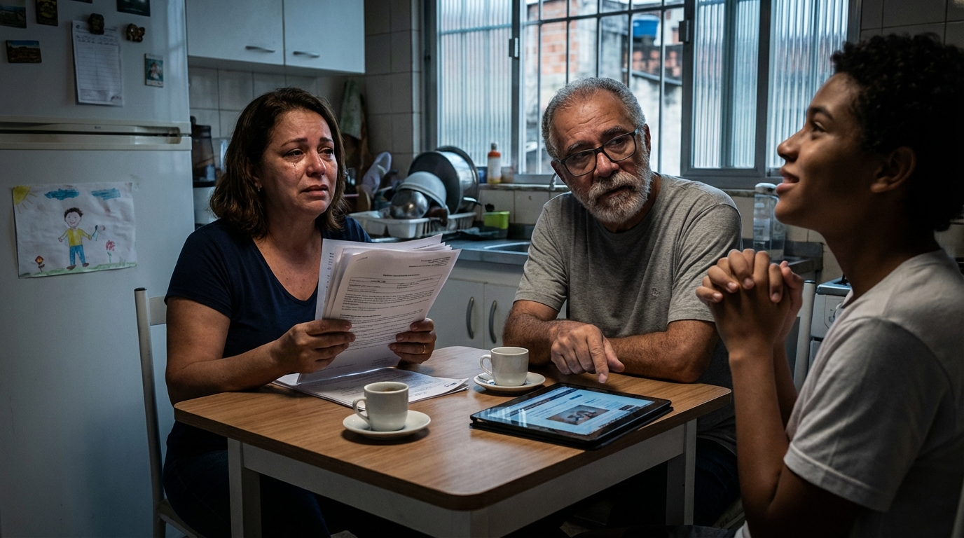 Dr. Oliveira, advogado criminal renomado, em escritório moderno e luxuoso com fundo azul gradiente - Procon, ANS ou Advogado? O Que Fazer Quando o Plano de Saúde Nega Cobertura