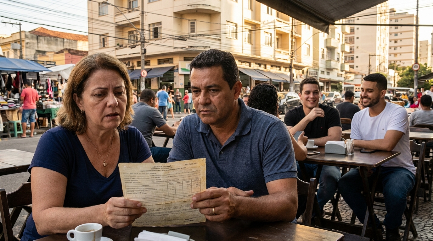 Dr. Oliveira, advogado criminal renomado, em escritório moderno e luxuoso com fundo azul gradiente - Salário Mínimo de R$ 1.717 em 2027: O Que Muda no Planejamento Tributário e Trabalhista da Sua Empresa