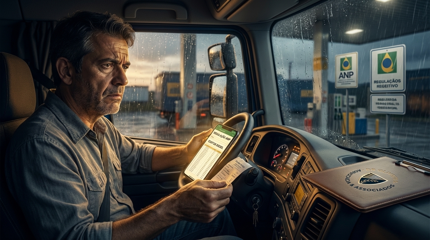 Dr. Oliveira, advogado criminal renomado, em escritório moderno e luxuoso com fundo azul gradiente - Subvenção ao Diesel e Juros: Impactos Tributários e Regulatórios para as Empresas